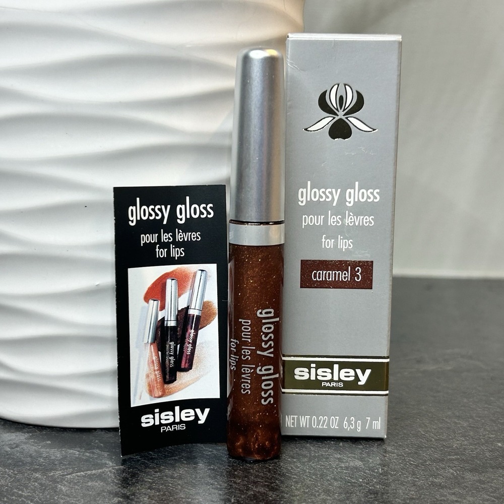 NEW Sisley Glossy Gloss Lip‎ Gloss 3 CARAMEL Full Size DISCONTINUED